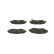 Brake Pad Set, disc brake BP409 Bosch, Thumbnail 4