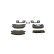 Brake Pad Set, disc brake BP410 Bosch, Thumbnail 3