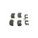 Brake Pad Set, disc brake BP410 Bosch, Thumbnail 4