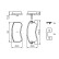 Brake Pad Set, disc brake BP410 Bosch, Thumbnail 5