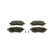 Brake Pad Set, disc brake BP413 Bosch