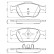 Brake Pad Set, disc brake BP414 Bosch, Thumbnail 6