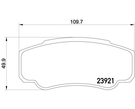 Brake Pad Set, disc brake BP417 Bosch