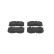 Brake Pad Set, disc brake BP418 Bosch