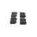 Brake Pad Set, disc brake BP418 Bosch, Thumbnail 2