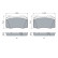 Brake Pad Set, disc brake BP418 Bosch, Thumbnail 5