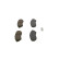 Brake Pad Set, disc brake BP425 Bosch, Thumbnail 4