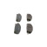 Brake Pad Set, disc brake BP427 Bosch, Thumbnail 2