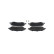 Brake Pad Set, disc brake BP428 Bosch, Thumbnail 4