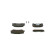 Brake Pad Set, disc brake BP429 Bosch, Thumbnail 3