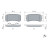 Brake Pad Set, disc brake BP429 Bosch, Thumbnail 5