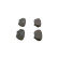 Brake Pad Set, disc brake BP430 Bosch, Thumbnail 2