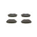 Brake Pad Set, disc brake BP430 Bosch, Thumbnail 3