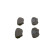 Brake Pad Set, disc brake BP430 Bosch, Thumbnail 4