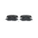Brake Pad Set, disc brake BP431 Bosch, Thumbnail 4