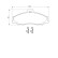 Brake Pad Set, disc brake BP431 Bosch, Thumbnail 8