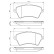 Brake Pad Set, disc brake BP432 Bosch, Thumbnail 8