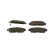 Brake Pad Set, disc brake BP433 Bosch