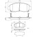 Brake Pad Set, disc brake BP433 Bosch, Thumbnail 6