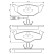 Brake Pad Set, disc brake BP434 Bosch, Thumbnail 6