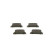 Brake Pad Set, disc brake BP441 Bosch, Thumbnail 5
