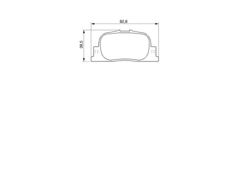 Brake Pad Set, disc brake BP441 Bosch, Image 8