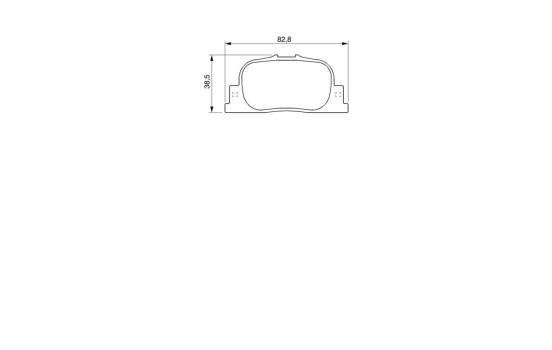 Brake Pad Set, disc brake BP441 Bosch, Image 8