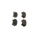Brake Pad Set, disc brake BP445 Bosch, Thumbnail 2