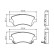 Brake Pad Set, disc brake BP445 Bosch, Thumbnail 5