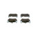 Brake Pad Set, disc brake BP450 Bosch, Thumbnail 3