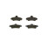 Brake Pad Set, disc brake BP453 Bosch, Thumbnail 2