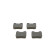 Brake Pad Set, disc brake BP462 Bosch, Thumbnail 6