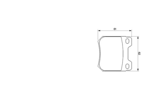 Brake Pad Set, disc brake BP462 Bosch, Image 7