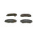 Brake Pad Set, disc brake BP466 Bosch