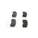 Brake Pad Set, disc brake BP466 Bosch, Thumbnail 2