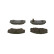 Brake Pad Set, disc brake BP466 Bosch, Thumbnail 3