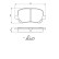 Brake Pad Set, disc brake BP467 Bosch, Thumbnail 6