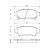 Brake Pad Set, disc brake BP468 Bosch, Thumbnail 8