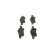 Brake Pad Set, disc brake BP471 Bosch, Thumbnail 4