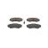 Brake Pad Set, disc brake BP475 Bosch