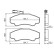 Brake Pad Set, disc brake BP475 Bosch, Thumbnail 5