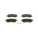 Brake Pad Set, disc brake BP476 Bosch