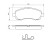 Brake Pad Set, disc brake BP476 Bosch, Thumbnail 6
