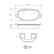 Brake Pad Set, disc brake BP479 Bosch, Thumbnail 6