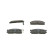 Brake Pad Set, disc brake BP490 Bosch