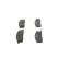 Brake Pad Set, disc brake BP490 Bosch, Thumbnail 4