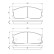 Brake Pad Set, disc brake BP490 Bosch, Thumbnail 6