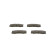 Brake Pad Set, disc brake BP492 Bosch, Thumbnail 5