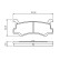 Brake Pad Set, disc brake BP492 Bosch, Thumbnail 7