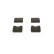 Brake Pad Set, disc brake BP493 Bosch